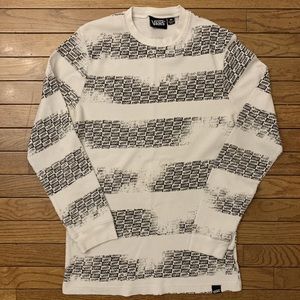 Vans Skate Wear Men’s Medium Long Sleeve Thermal Shirt White